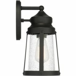 Franklin Iron Works Industrial Outdoor Wall Light Fixture Sand Black Metal 13 1/4" Clear Seedy Glass Exterior House Porch Patio 10 Franklin Iron Works Industrial Outdoor Wall Light Fixture Sand Black Metal 13 1/4" Clear Seedy Glass Exterior House Porch Patio -Outdoor Lighting Sales Shop unnamed file 3994