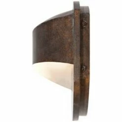 Possini Euro Design Modern Outdoor Wall Light Fixture Halogen Bronze 11" Wide Eyebrow Dark Sky for Exterior House Porch Patio Deck -Outdoor Lighting Sales Shop unnamed file 3998