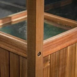 47" Claudine Standing Acacia Wood Candle Outdoor Lantern Teak - Christopher Knight Home -Outdoor Lighting Sales Shop unnamed file 400