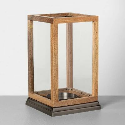 Hearth & Hand With Magnolia Wood & Glass Lantern - Hearth & Hand™ with Magnolia 4 Hearth & Hand With Magnolia Wood & Glass Lantern - Hearth & Hand™ with Magnolia - Image 2