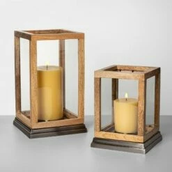 Hearth & Hand With Magnolia Wood & Glass Lantern - Hearth & Hand™ with Magnolia 9 Hearth & Hand With Magnolia Wood & Glass Lantern - Hearth & Hand™ with Magnolia -Outdoor Lighting Sales Shop unnamed file 405