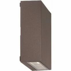 Possini Euro Design Modern Outdoor Wall Light Fixture LED Bronze 5 1/2" Tempered Glass Lens Up Down for Exterior House Porch Patio -Outdoor Lighting Sales Shop unnamed file 4065