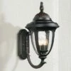 John Timberland Traditional Outdoor Wall Light Fixture Colonial Style Bronze 23 1/2" Seedy Glass for Exterior House Porch Patio