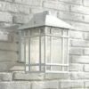 Kathy Ireland Sierra Craftsman 15" High White Outdoor Wall Light -Outdoor Lighting Sales Shop unnamed file 4087