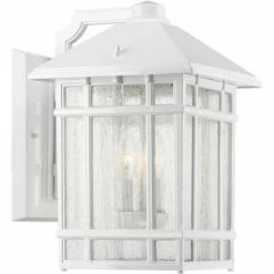 Kathy Ireland Sierra Craftsman 15" High White Outdoor Wall Light -Outdoor Lighting Sales Shop unnamed file 4090