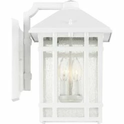 Kathy Ireland Sierra Craftsman 15" High White Outdoor Wall Light -Outdoor Lighting Sales Shop unnamed file 4091