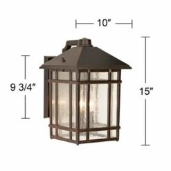 Kathy Ireland Sierra Craftsman 15" High Bronze Outdoor Wall Light 11 Kathy Ireland Sierra Craftsman 15" High Bronze Outdoor Wall Light -Outdoor Lighting Sales Shop unnamed file 4097