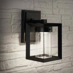 JONATHAN Y 6.75" LED Glass/Metal Outdoor Cube Bubble Sconce Black - Jonathan Y 5 JONATHAN Y 6.75" LED Glass/Metal Outdoor Cube Bubble Sconce Black - Jonathan Y -Outdoor Lighting Sales Shop unnamed file 4099