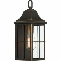 John Timberland Rustic Outdoor Wall Light Fixture Black Gold 4-Light 15" Clear Glass for Exterior House Porch Patio Outside Deck -Outdoor Lighting Sales Shop unnamed file 4117