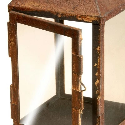 Garden Accents Artificial Lantern Rust 12" - National Tree Company 5 Garden Accents Artificial Lantern Rust 12" - National Tree Company - Image 3