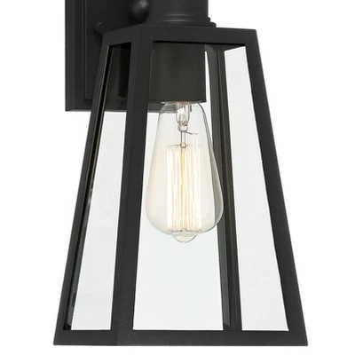 John Timberland Modern Industrial Outdoor Wall Lights Fixtures Set of 2 Crisp Black Cage 16" Exterior House Porch Patio Outside 3 John Timberland Modern Industrial Outdoor Wall Lights Fixtures Set of 2 Crisp Black Cage 16" Exterior House Porch Patio Outside