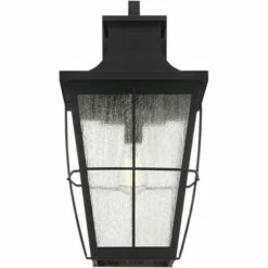 John Timberland Modern Industrial Outdoor Wall Light Fixture Black Metal 23 1/4" Clear Seeded Glass for Exterior House Porch Patio -Outdoor Lighting Sales Shop unnamed file 4229