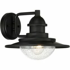 Franklin Iron Works Industrial Outdoor Wall Light Fixture Matte Black 8 1/2" LED Seedy Glass Damp Rated Exterior House Porch Patio 13 Franklin Iron Works Industrial Outdoor Wall Light Fixture Matte Black 8 1/2" LED Seedy Glass Damp Rated Exterior House Porch Patio -Outdoor Lighting Sales Shop unnamed file 4264