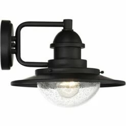 Franklin Iron Works Industrial Outdoor Wall Light Fixture Matte Black 8 1/2" LED Seedy Glass Damp Rated Exterior House Porch Patio 14 Franklin Iron Works Industrial Outdoor Wall Light Fixture Matte Black 8 1/2" LED Seedy Glass Damp Rated Exterior House Porch Patio -Outdoor Lighting Sales Shop unnamed file 4265