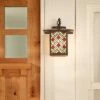 11.75" 1-Light Tiffany Style Outdoor Wall Lantern Sconce Oil-Rubbed Bronze/Stained Glass - River of Goods 1 11.75" 1-Light Tiffany Style Outdoor Wall Lantern Sconce Oil-Rubbed Bronze/Stained Glass - River of Goods -Outdoor Lighting Sales Shop unnamed file 4267