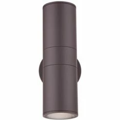 Possini Euro Design Modern Outdoor Wall Sconce Fixture Bronze 11 3/4" Tempered Glass Lens Up Down for Exterior House Porch Patio -Outdoor Lighting Sales Shop unnamed file 4290