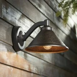 Minka Lavery Kirkham 8 1/2" Wide Dark Sky Outdoor Wall Light