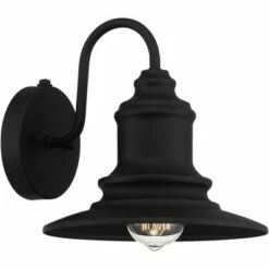 Possini Euro Design Modern Outdoor Barn Light Fixture Textured Black Dusk to Dawn 9 1/2" Exterior House Barn Porch Patio Outside -Outdoor Lighting Sales Shop unnamed file 4358