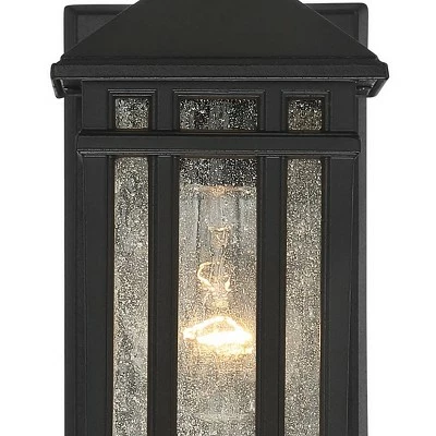 Kathy Ireland Sierra Craftsman 10 1/2"H Black Outdoor Wall Light 4 Kathy Ireland Sierra Craftsman 10 1/2"H Black Outdoor Wall Light - Image 2