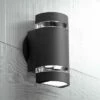 Possini Euro Design Modern Outdoor Wall Light Fixture LED Black 7 3/4" Tempered Clear Glass Up Down for Exterior House Porch 1 Possini Euro Design Modern Outdoor Wall Light Fixture LED Black 7 3/4" Tempered Clear Glass Up Down for Exterior House Porch -Outdoor Lighting Sales Shop unnamed file 4367