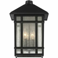 Kathy Ireland J du J Sierra Craftsman 15 1/4"H Black Outdoor Wall Light -Outdoor Lighting Sales Shop unnamed file 4404