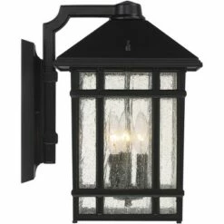 Kathy Ireland J du J Sierra Craftsman 15 1/4"H Black Outdoor Wall Light -Outdoor Lighting Sales Shop unnamed file 4406