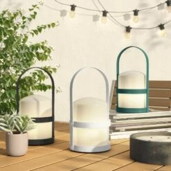 Silo Outdoor Lantern with Handle - Project 62™ Black