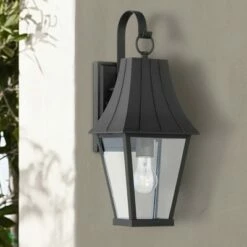 Minka Lavery Chateau Grande 19" High Coal Outdoor Wall Light