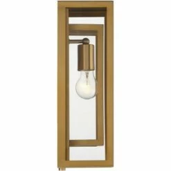 Possini Euro Design Modern Contemporary Glam Outdoor Wall Light Fixture Brass Metal 16 1/4" Clear Glass Panel Exterior House Porch 11 Possini Euro Design Modern Contemporary Glam Outdoor Wall Light Fixture Brass Metal 16 1/4" Clear Glass Panel Exterior House Porch -Outdoor Lighting Sales Shop unnamed file 4450