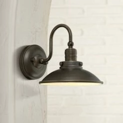 Minka Lavery Baytree Lane LED 8 1/2" High Oiled Bronze Outdoor Wall Light