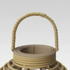 Resin Outdoor Lantern Natural - Threshold™