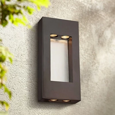 Minka Lavery Minka Geox 17 1/4" High Bronze Outdoor Pocket Light 2 Minka Lavery Minka Geox 17 1/4" High Bronze Outdoor Pocket Light