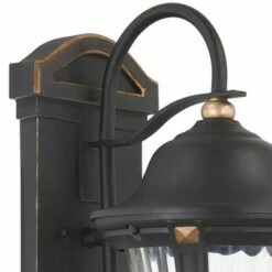 Minka Lavery Peale Street 17" H Sand Coal and Vermeil Gold Outdoor Wall Light -Outdoor Lighting Sales Shop unnamed file 4528