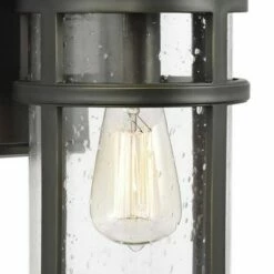 Feiss Newport 13" High Antique Bronze Outdoor Wall Light