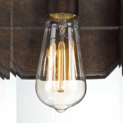 Franklin Iron Works Rustic Farmhouse Outdoor Wall Light Fixture Bronze 16 1/4" Clear Beveled Glass for Exterior House Porch Patio 4 Franklin Iron Works Rustic Farmhouse Outdoor Wall Light Fixture Bronze 16 1/4" Clear Beveled Glass for Exterior House Porch Patio - Image 2