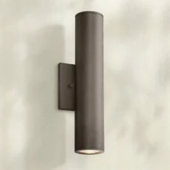 Minka Lavery Minka Skyline LED 14 1/2" High Bronze Outdoor Wall Light