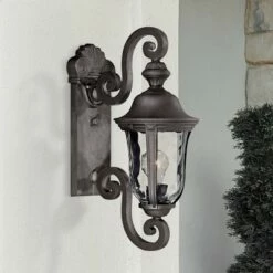 Minka Lavery Ardmore 19 3/4" High Black Outdoor Wall Light