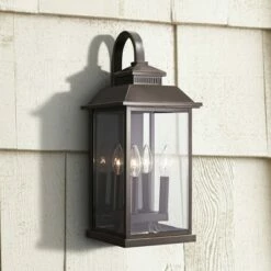 Minka Lavery Miner's Loft 20 3/4"H Oil-Rubbed Bronze Outdoor Wall Light