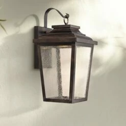 Minka Lavery Irvington Manor 20 3/4" High Bronze LED Outdoor Wall Light