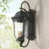Minka Lavery Peale Street 21 3/4" H Sand Coal and Vermeil Gold Outdoor Wall Light -Outdoor Lighting Sales Shop unnamed file 4591