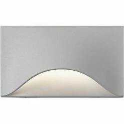 Sonneman Tides 4 1/2" High Textured Gray LED Outdoor Wall Light