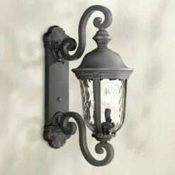 Minka Lavery Ardmore 24 1/2" High Black Outdoor Wall Light