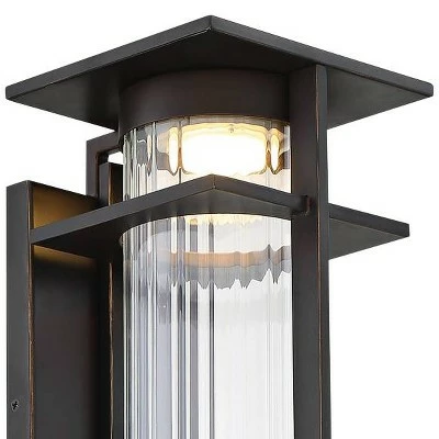 Minka Lavery Kittner 26" High Oil-Rubbed Bronze Outdoor Wall Light 2 Minka Lavery Kittner 26" High Oil-Rubbed Bronze Outdoor Wall Light
