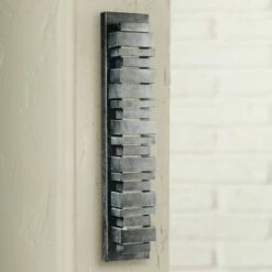 Feiss Ledgend 26" High Dark Zinc Rustic Modern LED Outdoor Wall Light