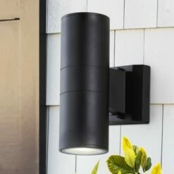 JONATHAN Y 6" LED Metal/Glass Cylinder Outdoor Sconce with Black - Jonathan Y 8 JONATHAN Y 6" LED Metal/Glass Cylinder Outdoor Sconce with Black - Jonathan Y -Outdoor Lighting Sales Shop unnamed file 4671