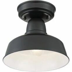John Timberland Rustic Outdoor Ceiling Light Fixture Urban Barn Farmhouse Black 10 1/4" for House Porch Patio -Outdoor Lighting Sales Shop unnamed file 4679