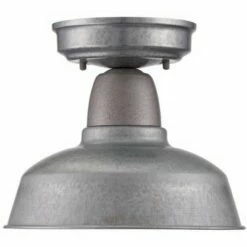 John Timberland Rustic Outdoor Ceiling Light Fixture Semi Flush Urban Barn Farmhouse Galvanized 10 1/4" for Porch Kitchen 10 John Timberland Rustic Outdoor Ceiling Light Fixture Semi Flush Urban Barn Farmhouse Galvanized 10 1/4" for Porch Kitchen -Outdoor Lighting Sales Shop unnamed file 4683