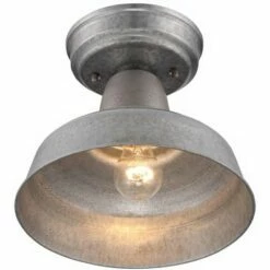John Timberland Rustic Outdoor Ceiling Light Fixture Semi Flush Urban Barn Farmhouse Galvanized 10 1/4" for Porch Kitchen 11 John Timberland Rustic Outdoor Ceiling Light Fixture Semi Flush Urban Barn Farmhouse Galvanized 10 1/4" for Porch Kitchen -Outdoor Lighting Sales Shop unnamed file 4684