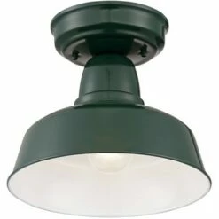 John Timberland Rustic Outdoor Ceiling Light Fixture Urban Barn Dark Green 10 1/4" for Exterior House Porch Patio -Outdoor Lighting Sales Shop unnamed file 4692