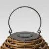 Solar Chunky Rattan Outdoor Lantern - Smith & Hawken™